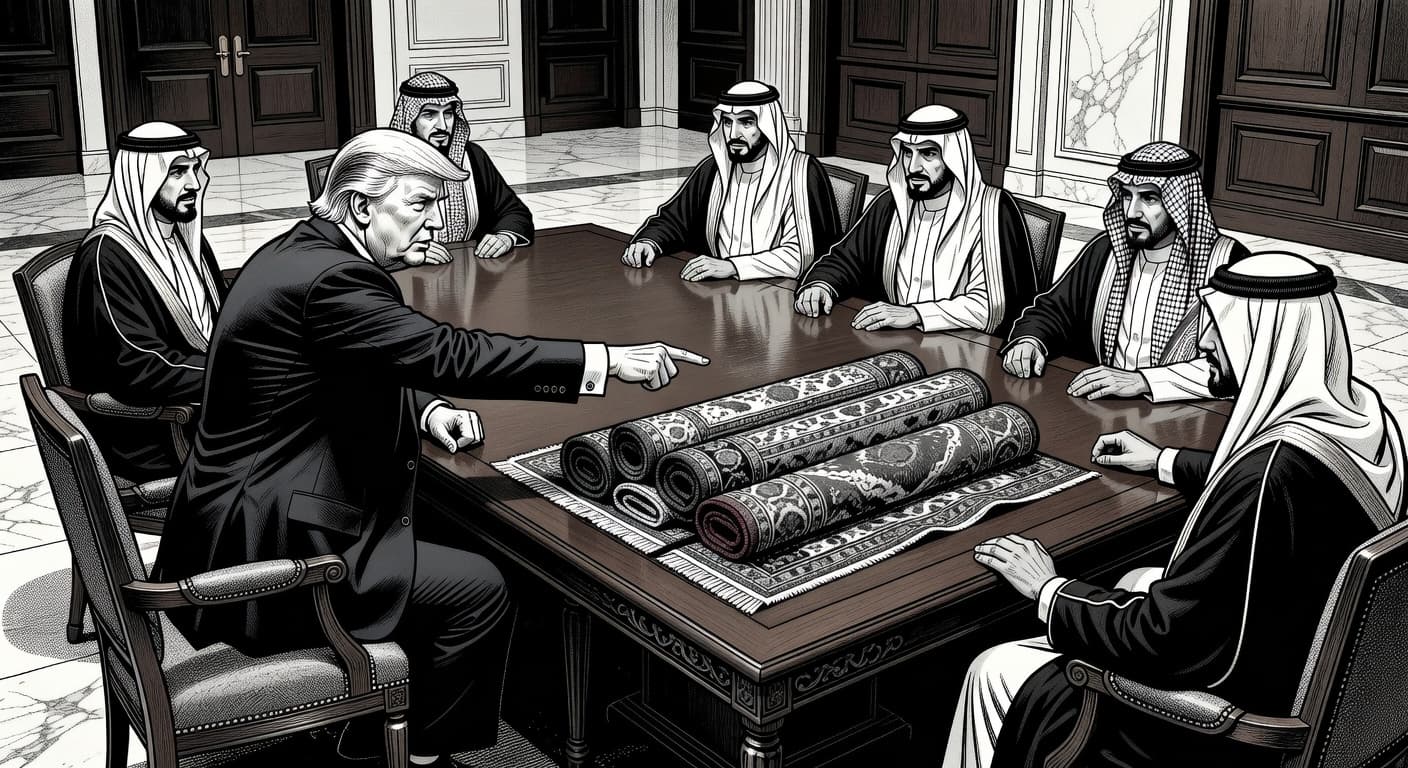 Trump Says Americans' Finances Irrelevant to Iran Deal, Focuses on Importing Luxury Rugs