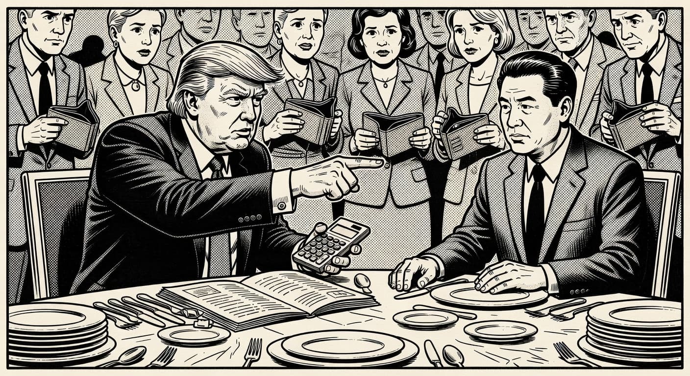 Trump Declares Inflation Curbed After Haggling State Banquet Tab