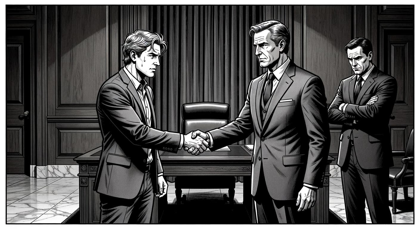 Senate Crypto Bill Mandates Physical Handshakes From Wall Street Bankers For All Transactions