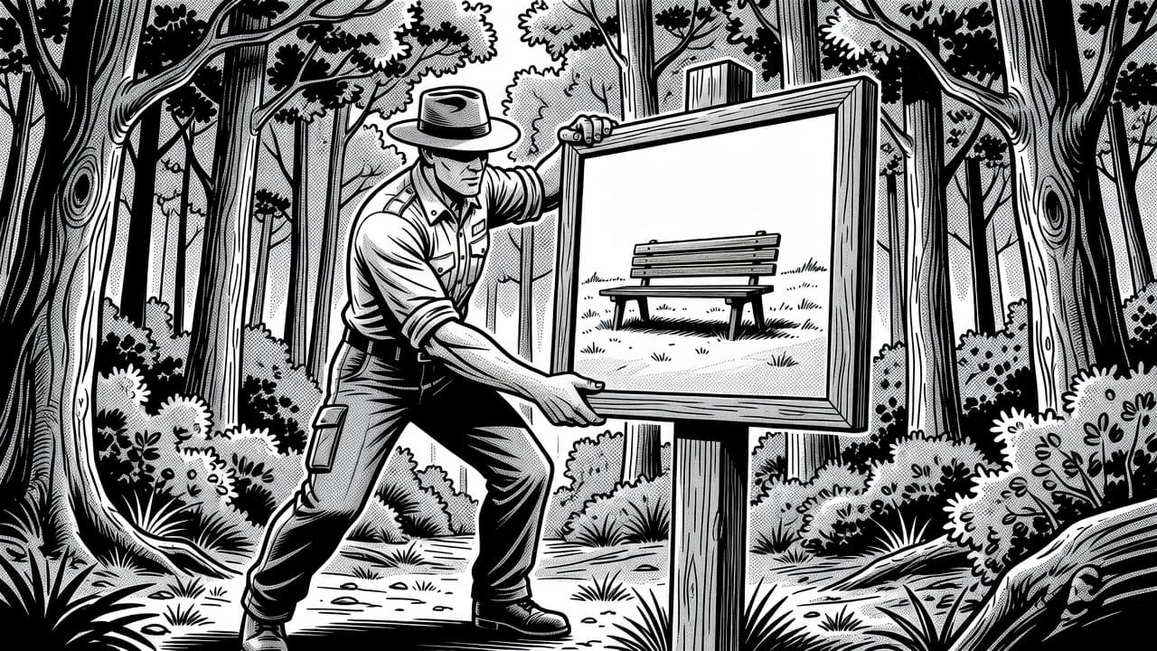 National Park Service Replaces Historical Markers With Photos Of Empty Benches